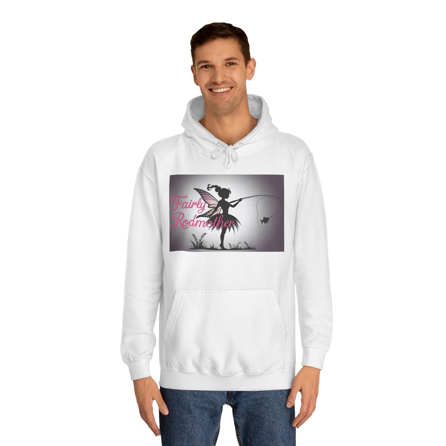 Fairly Rodmother Unisex College Hoodie | Stylish & Cozy Fashion | Perfect for College Students, Fairy Lovers, Casual Wear, Gifts, and Events