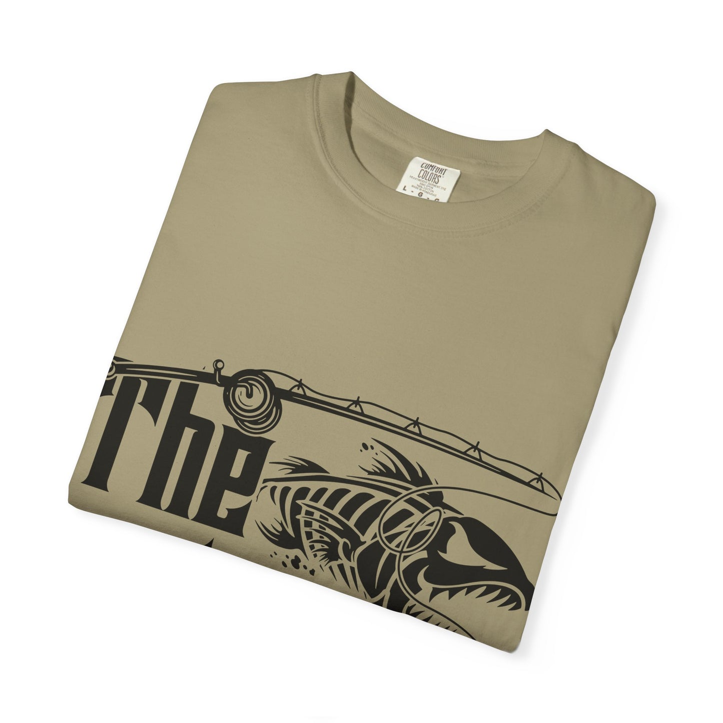 The Rodfather Fishing T-Shirt | Unisex Garment-Dyed Tee | Gift for Anglers, Fishing Trips, Father's Day, Casual Wear, Outdoor Adventures