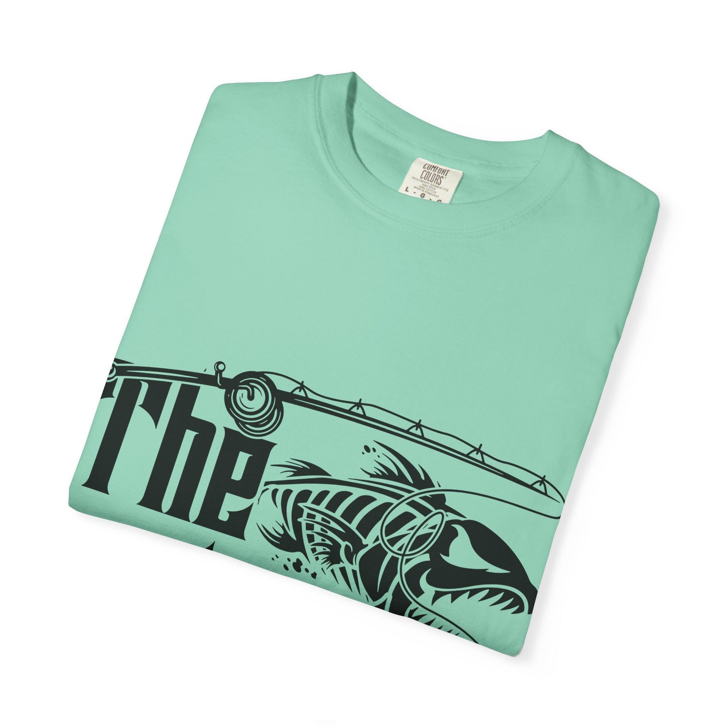 The Rodfather Fishing T-Shirt | Unisex Garment-Dyed Tee | Gift for Anglers, Fishing Trips, Father's Day, Casual Wear, Outdoor Adventures