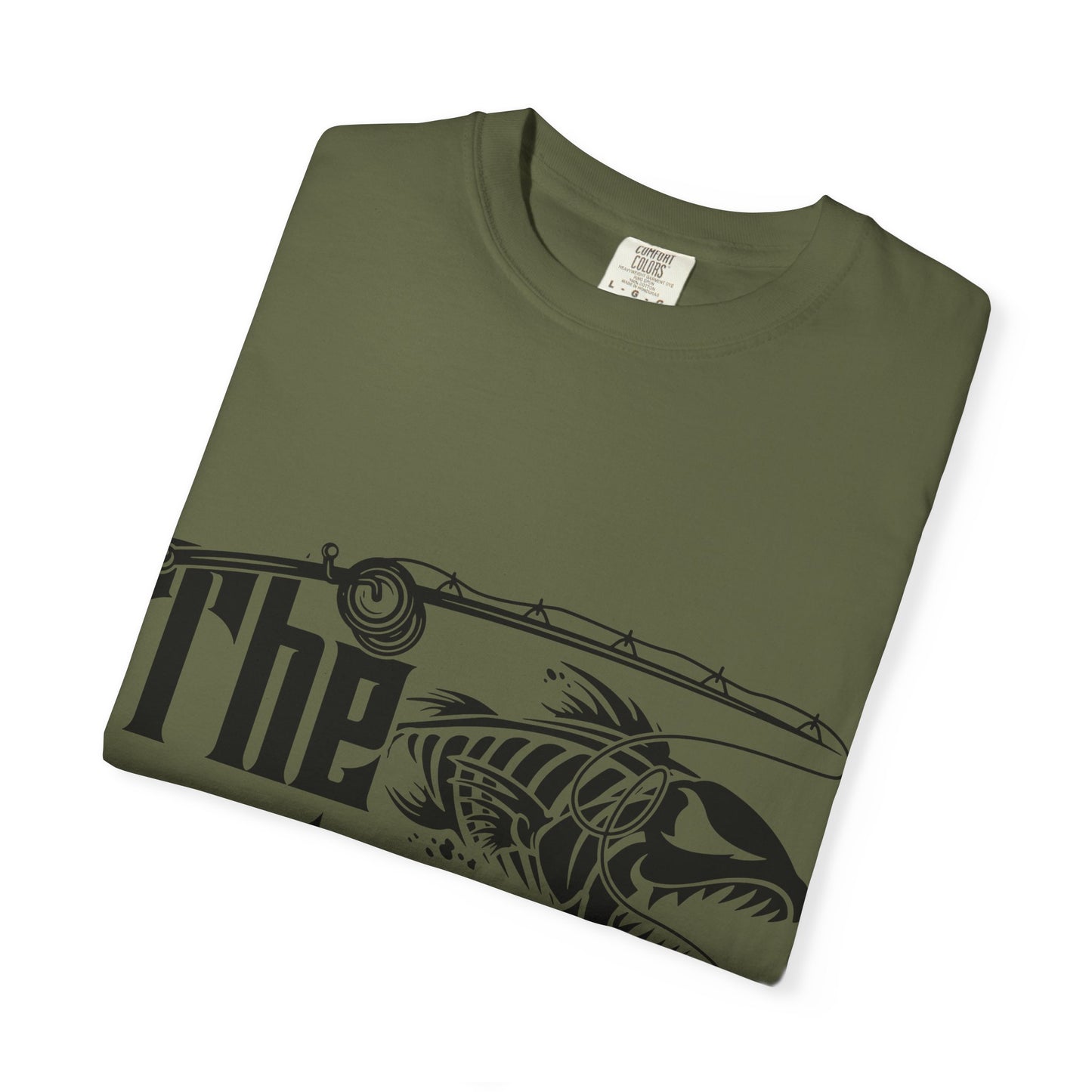 The Rodfather Fishing T-Shirt | Unisex Garment-Dyed Tee | Gift for Anglers, Fishing Trips, Father's Day, Casual Wear, Outdoor Adventures