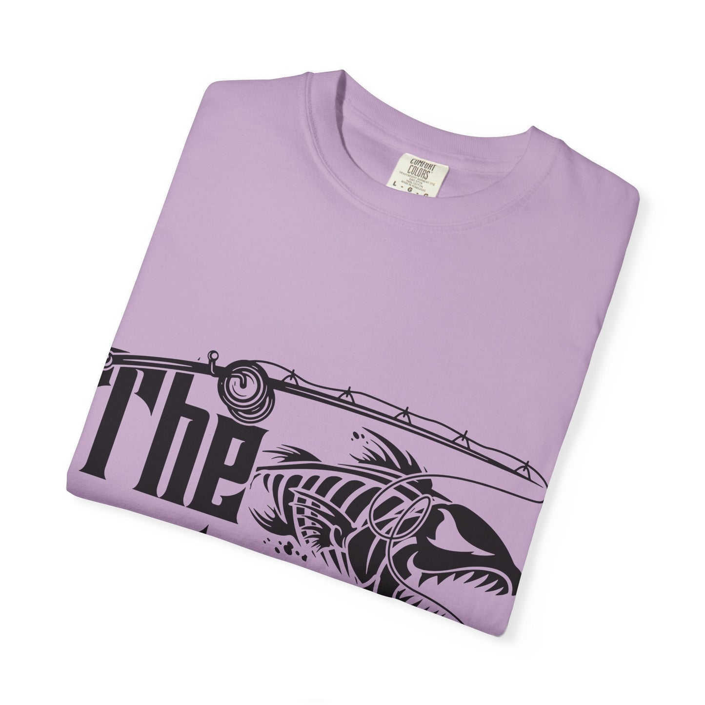 The Rodfather Fishing T-Shirt | Unisex Garment-Dyed Tee | Gift for Anglers, Fishing Trips, Father's Day, Casual Wear, Outdoor Adventures