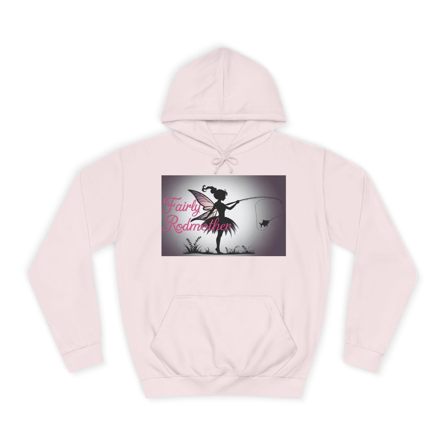 Fairly Rodmother Unisex College Hoodie | Stylish & Cozy Fashion | Perfect for College Students, Fairy Lovers, Casual Wear, Gifts, and Events