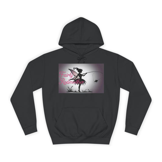 Fairly Rodmother Unisex College Hoodie | Stylish & Cozy Fashion | Perfect for College Students, Fairy Lovers, Casual Wear, Gifts, and Events