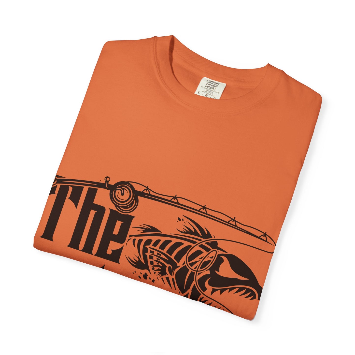 The Rodfather Fishing T-Shirt | Unisex Garment-Dyed Tee | Gift for Anglers, Fishing Trips, Father's Day, Casual Wear, Outdoor Adventures