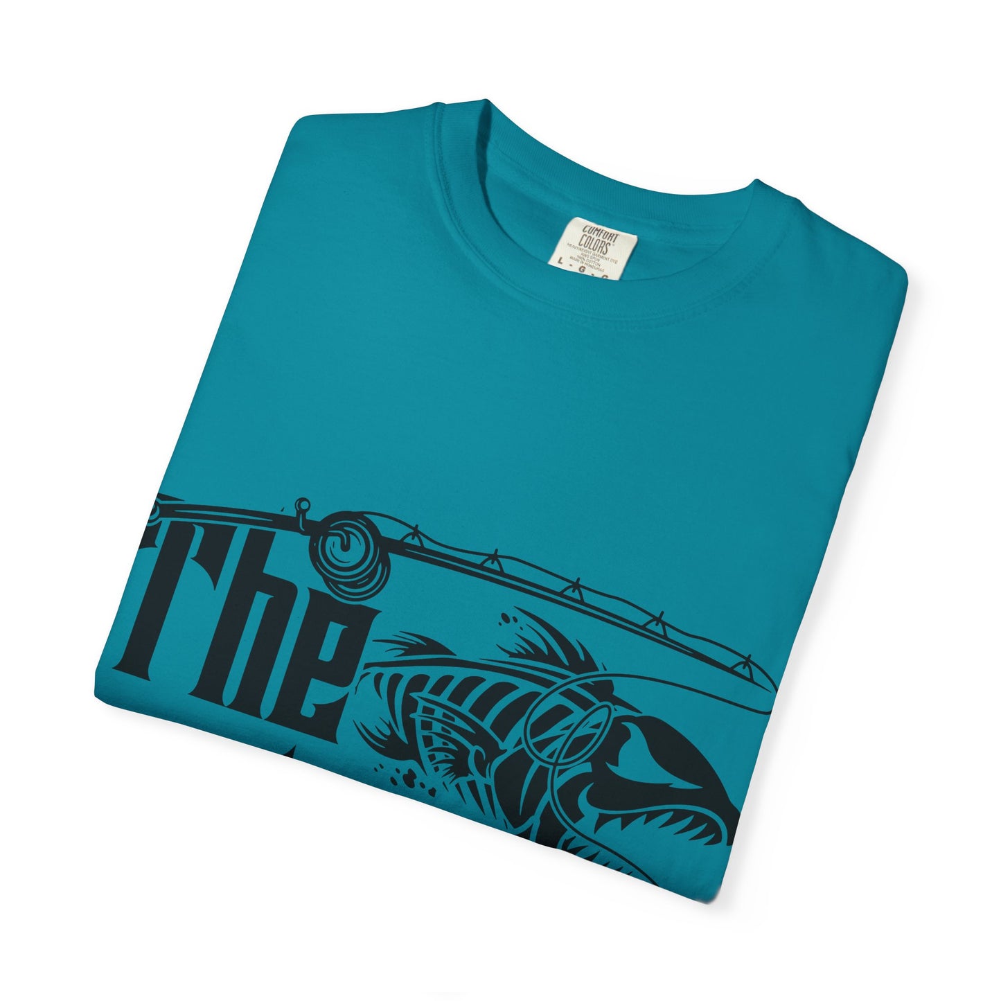 The Rodfather Fishing T-Shirt | Unisex Garment-Dyed Tee | Gift for Anglers, Fishing Trips, Father's Day, Casual Wear, Outdoor Adventures