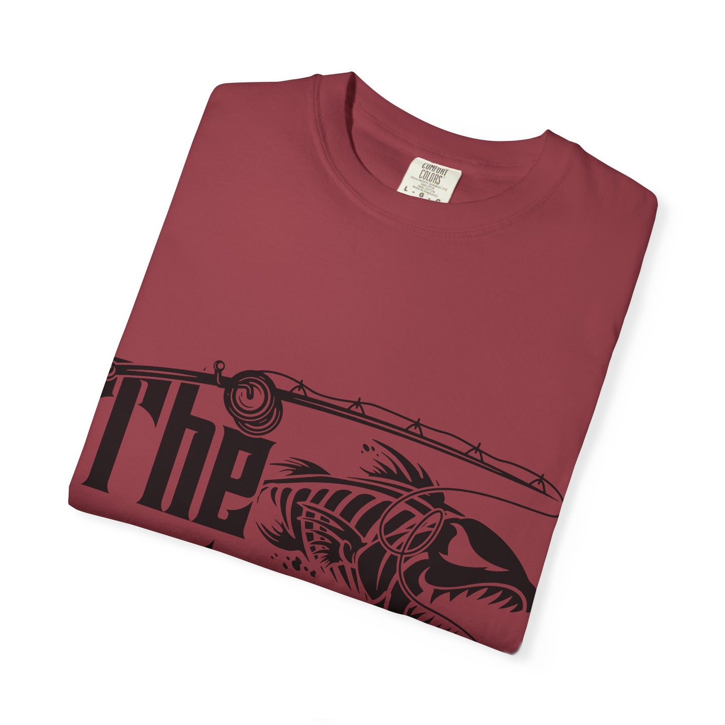 The Rodfather Fishing T-Shirt | Unisex Garment-Dyed Tee | Gift for Anglers, Fishing Trips, Father's Day, Casual Wear, Outdoor Adventures
