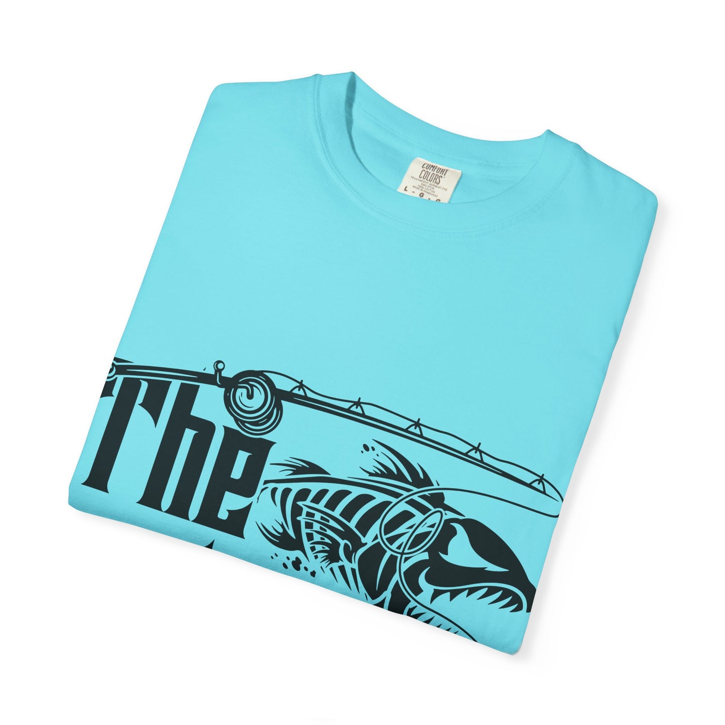 The Rodfather Fishing T-Shirt | Unisex Garment-Dyed Tee | Gift for Anglers, Fishing Trips, Father's Day, Casual Wear, Outdoor Adventures