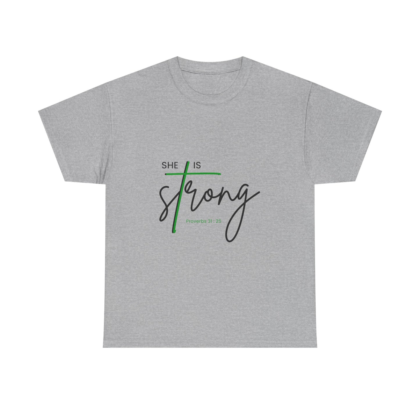 She Is Strong | Inspirational Women’s Empowerment Tee