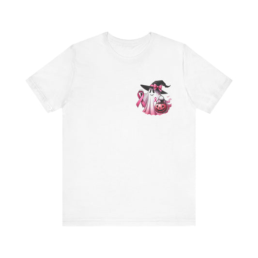 🎀 In October We Wear Pink | Breast Cancer Awareness Halloween Tee