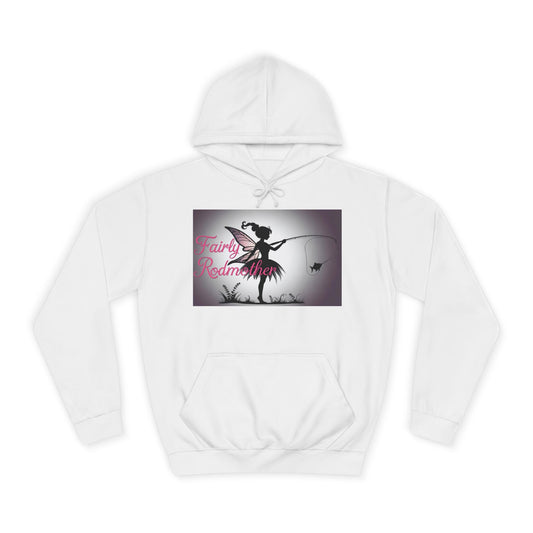 Fairly Rodmother  Unisex College Hoodie | Stylish & Cozy Fashion | Perfect for College Students, Fairy Lovers, Casual Wear, Gifts, and Events