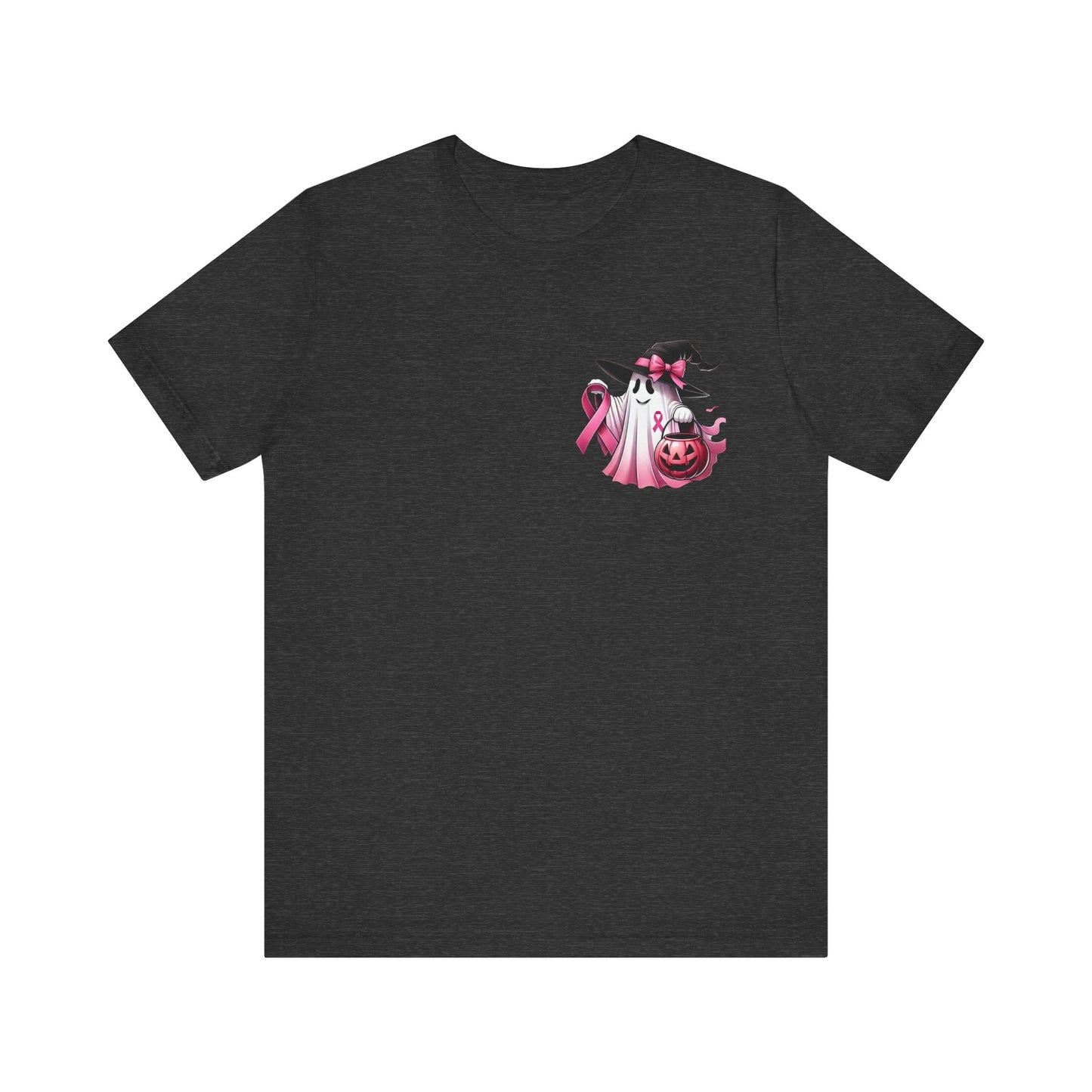 🎀 In October We Wear Pink | Breast Cancer Awareness Halloween Tee