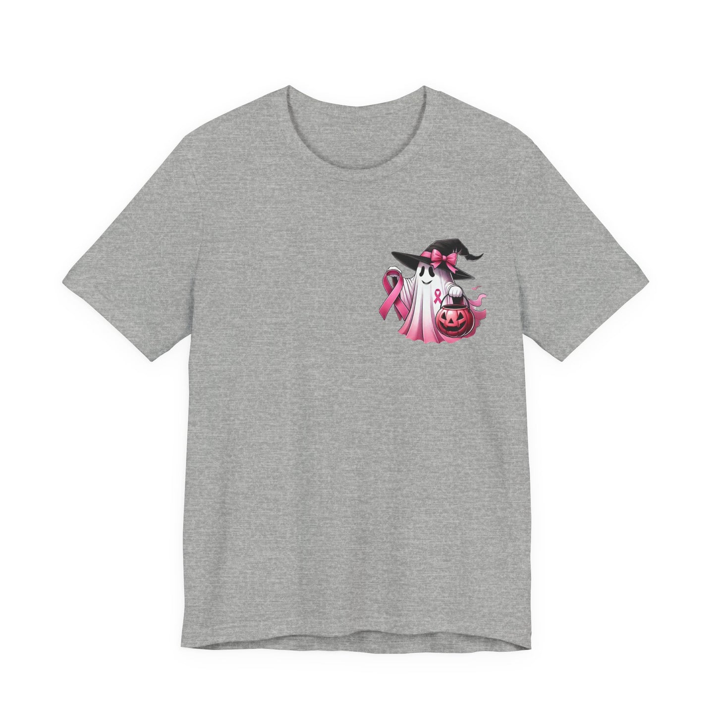 🎀 In October We Wear Pink | Breast Cancer Awareness Halloween Tee