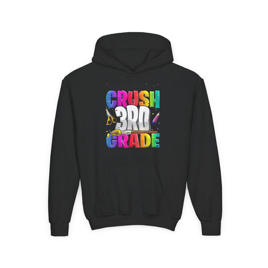 I’m Ready to Crush 3rd Grade Hoodie – Color Pop Edition