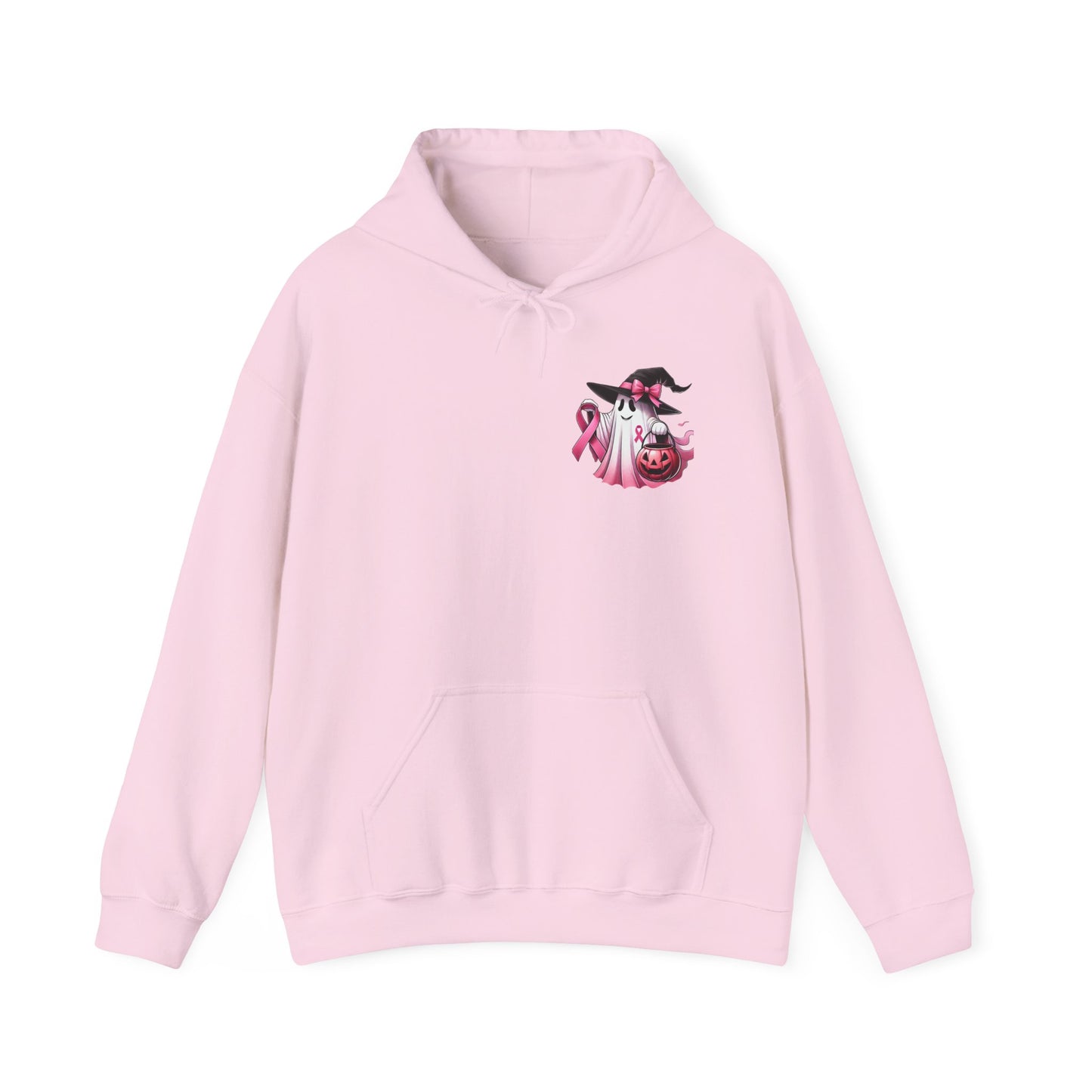 🎃 In October We Wear Pink | Breast Cancer Awareness Halloween Hoodie