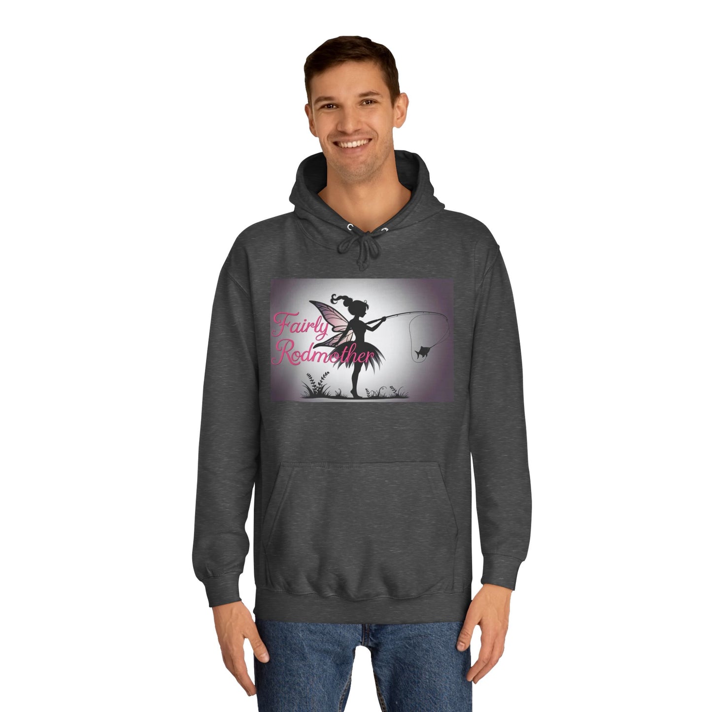 Fairly Rodmother  Unisex College Hoodie | Stylish & Cozy Fashion | Perfect for College Students, Fairy Lovers, Casual Wear, Gifts, and Events