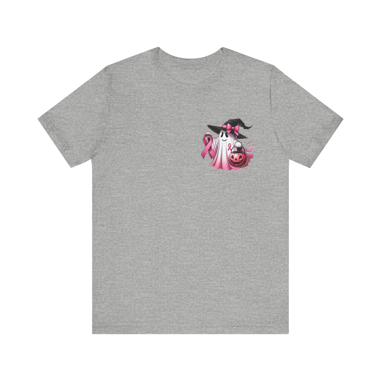 🎀 In October We Wear Pink | Breast Cancer Awareness Halloween Tee