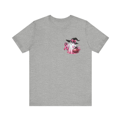 🎀 In October We Wear Pink | Breast Cancer Awareness Halloween Tee