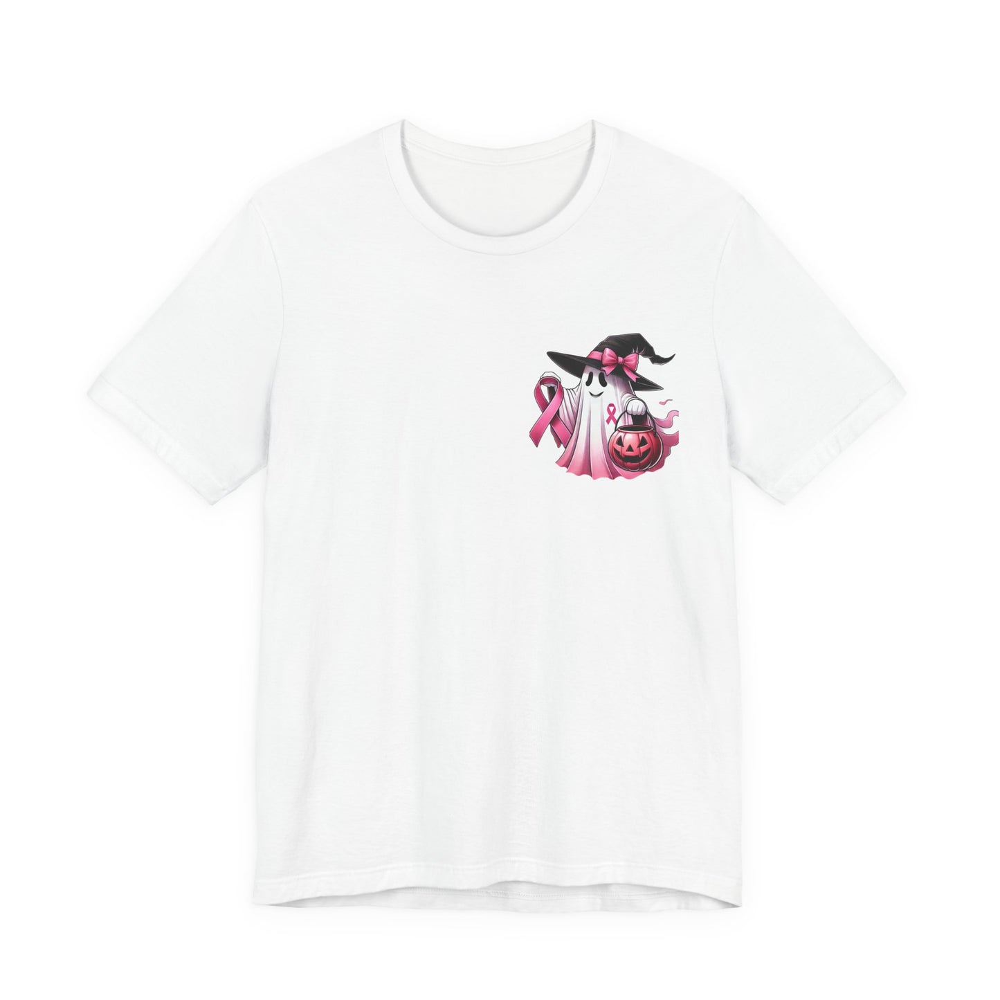 🎀 In October We Wear Pink | Breast Cancer Awareness Halloween Tee