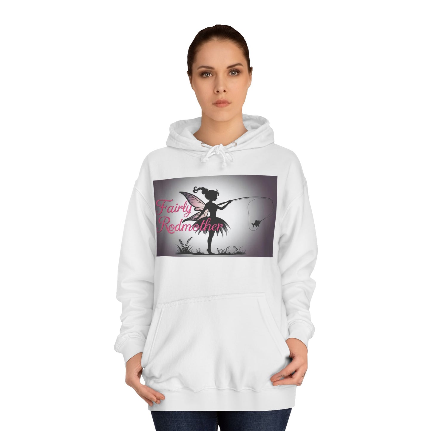 Fairly Rodmother  Unisex College Hoodie | Stylish & Cozy Fashion | Perfect for College Students, Fairy Lovers, Casual Wear, Gifts, and Events