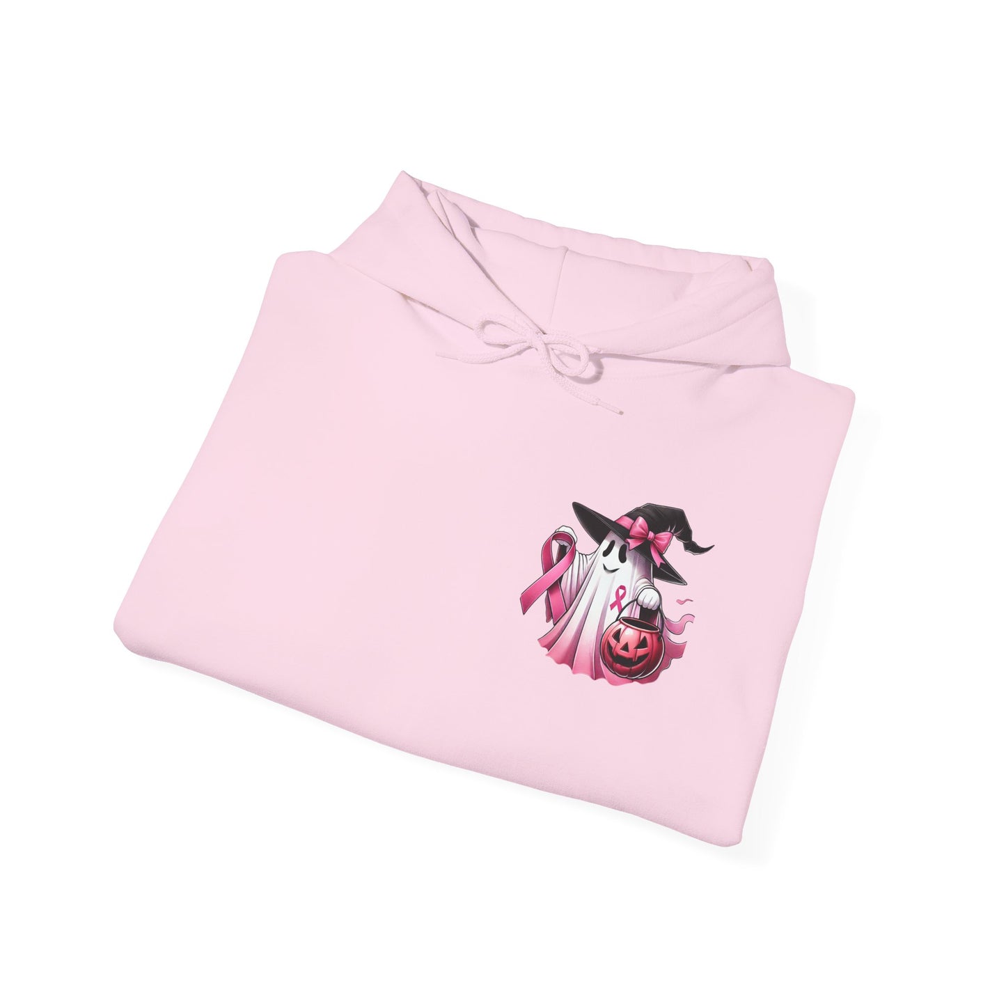 🎃 In October We Wear Pink | Breast Cancer Awareness Halloween Hoodie