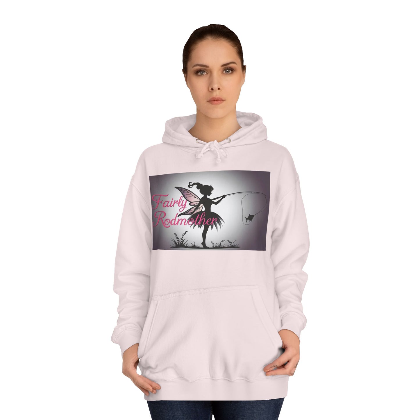 Fairly Rodmother  Unisex College Hoodie | Stylish & Cozy Fashion | Perfect for College Students, Fairy Lovers, Casual Wear, Gifts, and Events