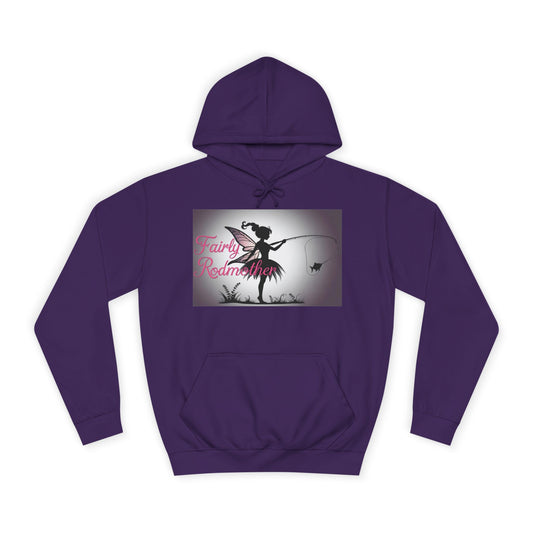 Fairly Rodmother  Unisex College Hoodie | Stylish & Cozy Fashion | Perfect for College Students, Fairy Lovers, Casual Wear, Gifts, and Events