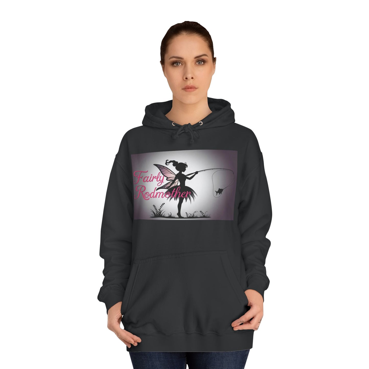 Fairly Rodmother  Unisex College Hoodie | Stylish & Cozy Fashion | Perfect for College Students, Fairy Lovers, Casual Wear, Gifts, and Events