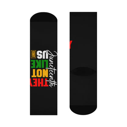 Celebratory Juneteenth Crew Socks, Soft Cotton Socks for Freedom Celebrations, Comfortable Socks for Juneteenth, Gift for Heritage [...]