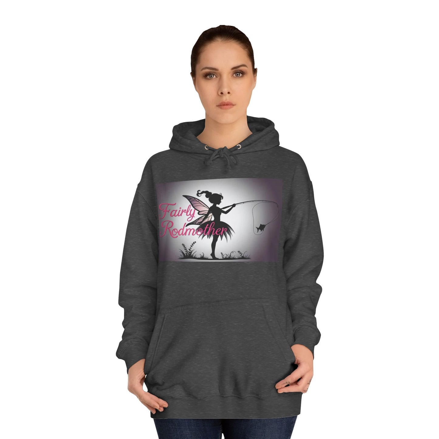 Fairly Rodmother  Unisex College Hoodie | Stylish & Cozy Fashion | Perfect for College Students, Fairy Lovers, Casual Wear, Gifts, and Events