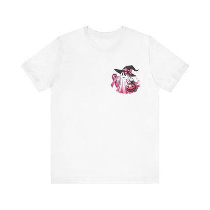 🎀 In October We Wear Pink | Breast Cancer Awareness Halloween Tee