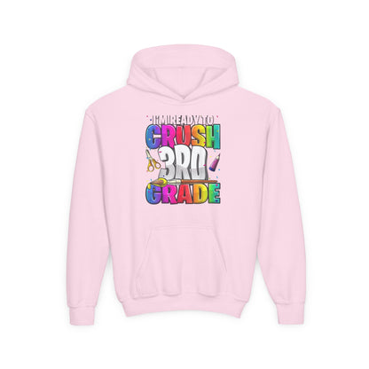 I’m Ready to Crush 3rd Grade Hoodie – Color Pop Edition